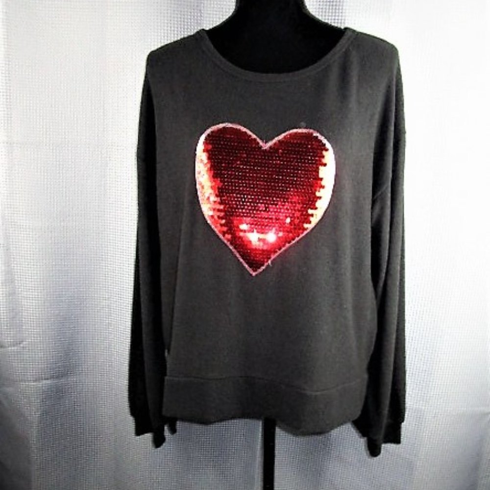 NWOT Mai Soli Black Sweater With Sequ…